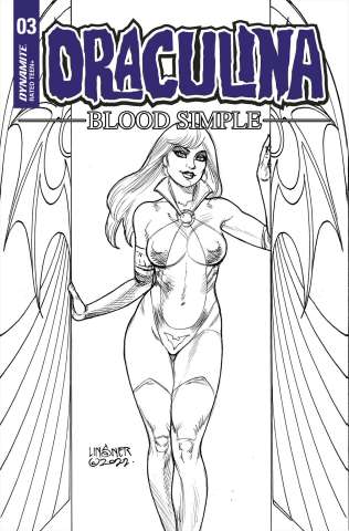 Draculina: Blood Simple #3 (10 Copy Linsner Line Art Cover)