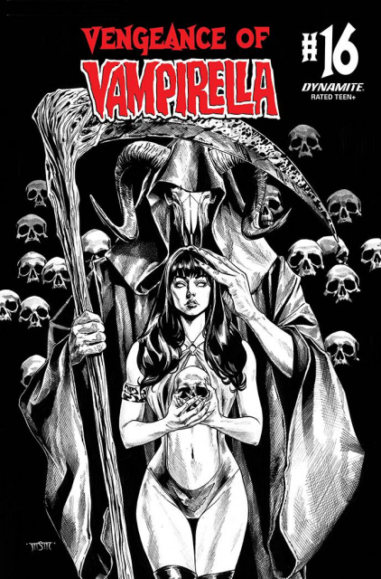Vengeance of Vampirella #16 (11 Copy Sta Maria B&W Cover)