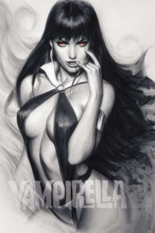 Vampirella #6 (15 Copy Artgerm Charcoal Red Eyes Cover)