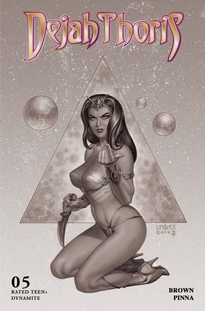 Dejah Thoris #5 (7 Copy Linsner B&W Cover)