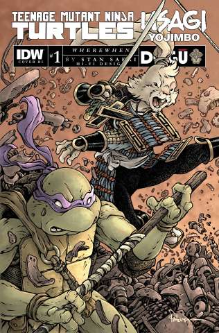 Teenage Mutant Ninja Turtles / Usagi Yojimbo: Wherewhen #1 (50 Copy Petersen Cover)