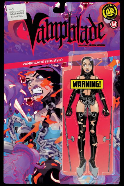 Vampblade #4 (Risque Action Figure Cover)