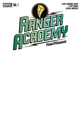 Ranger Academy #1 (Blank Sketch Cover)
