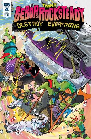 Teenage Mutant Ninja Turtles: Bebop & Rocksteady Destroy Everything #4 (Subscription Cover)