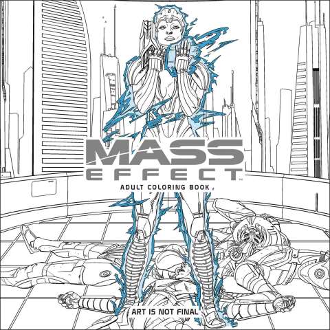 Mass Effect Adult Coloring Book