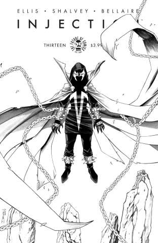 Injection #13 (Spawn Month B&W Cover)