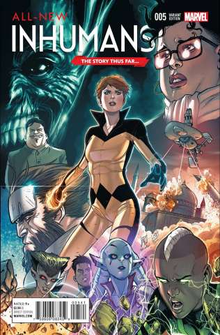 All-New Inhumans #5 (Caselli Story Thus Far Cover)