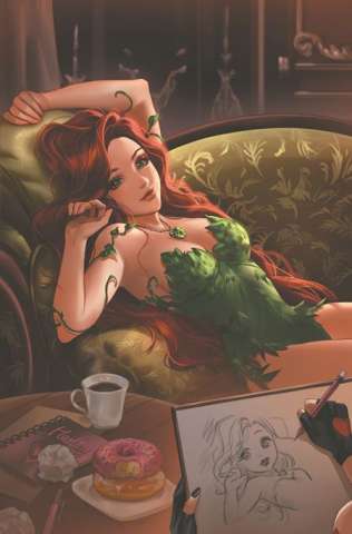 Poison Ivy: Uncovered #1 (Lesley Leirix Li Foil Cover)