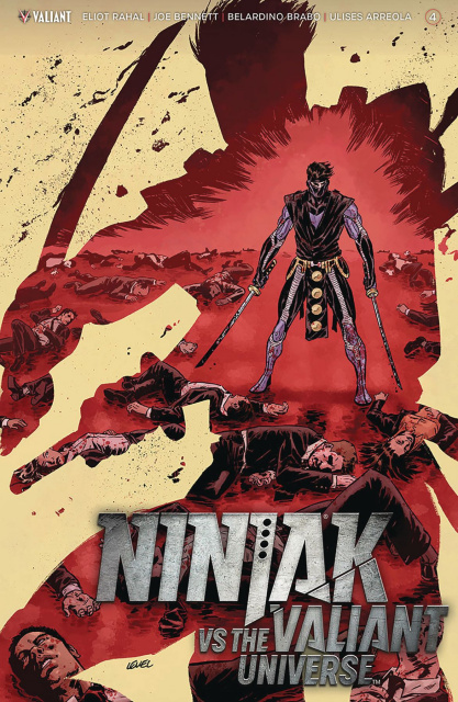 Ninjak vs. The Valiant Universe #4 (Level Cover)