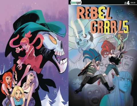 Rebel Grrrls #4 (Ahmad / Becka Holofoil Cover)