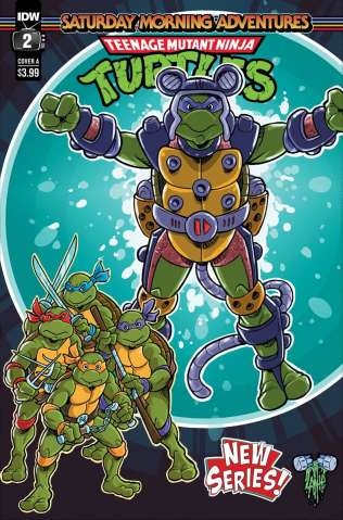 Teenage Mutant Ninja Turtles: Saturday Morning Adventures, Continued #2 (Lattie Cover)