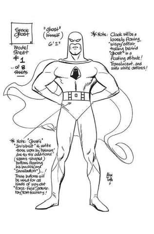 Space Ghost #3 (Toth Model Sheet Virgin Cover)