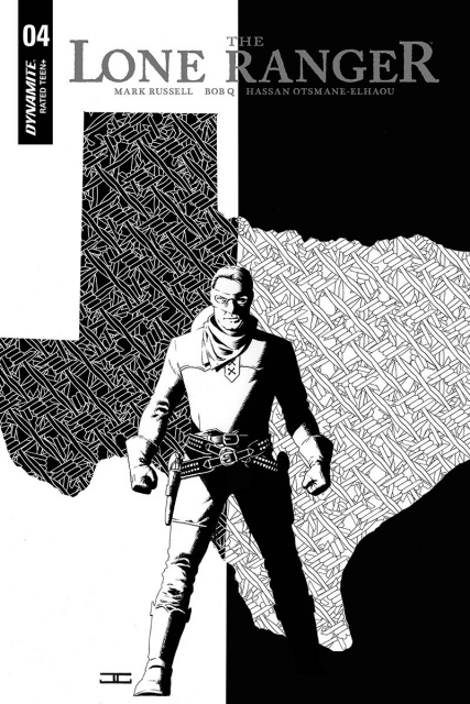 The Lone Ranger #4 (10 Copy Cassaday B&W Cover)