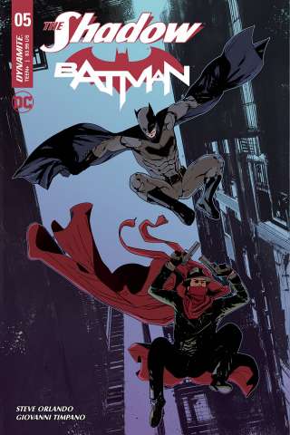 The Shadow / Batman #5 (Carey Cover)