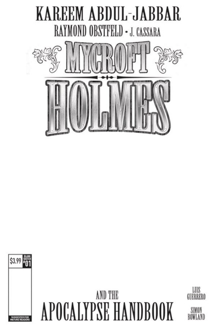 Mycroft Holmes #1 (Blank Sketch Cover)