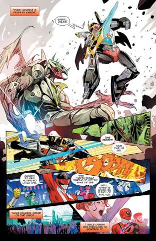Mighty Morphin Power Rangers #47 (Mora Cover)