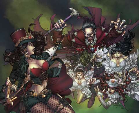 Grimm Fairy Tales: Van Helsing vs. Dracula #5 (Tolibao Cover)