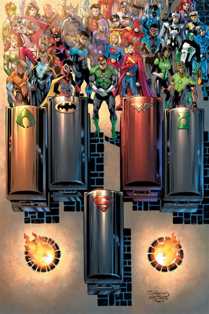 Justice League #75 (Dan Jurgens & Norm Rapmund Card Stock Cover)