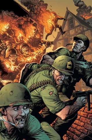 DC Horror Presents Sgt. Rock vs. The Army of the Dead #2 (Gary Frank Cover)