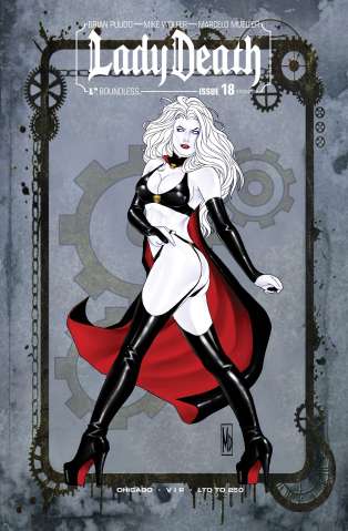Lady Death #18 (Chicago Steampunk VIP Cover)