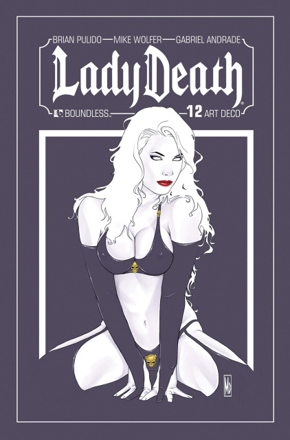 Lady Death #12 (Art Deco Variant Cover)