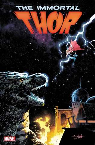 The Immortal Thor #15 (Jonas Scharf Godzilla Cover)