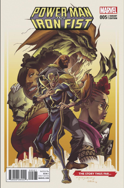 Power Man & Iron Fist #5 (Story Thus Far Cover)