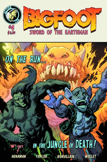 Bigfoot: Sword of the Earthman #4 (Taylor & Bonvi Cover)