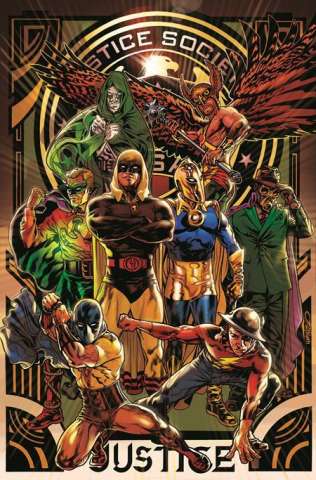 Justice Society of America #8 (Tony Harris Card Stock Cover)