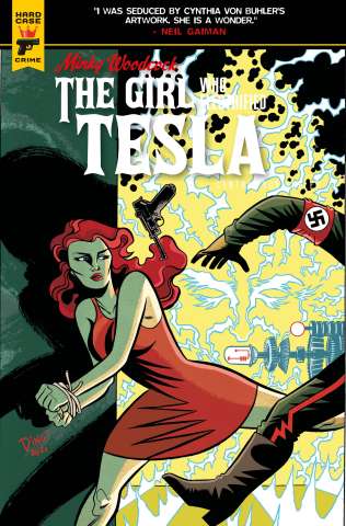 Minky Woodcock: The Girl Who Electrified Tesla #4 (Haspiel Cover)