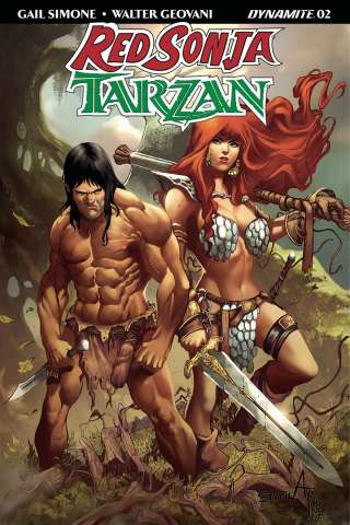 Red Sonja / Tarzan #2 (Davila Cover)