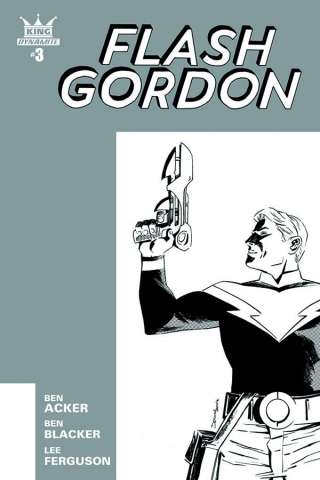 Flash Gordon #3 (10 Copy Shalvey B&W Cover)