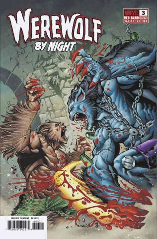 Werewolf by Night: Red Band #3 (Sergio Davila Polybagged Cover)