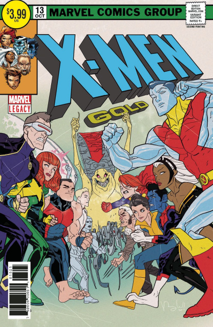 X-Men: Gold #13 (2nd Printing Caldwell Cover)