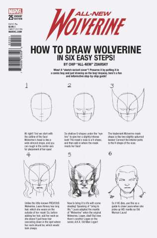 All-New Wolverine #25 (Zdarsky How To Draw Cover)