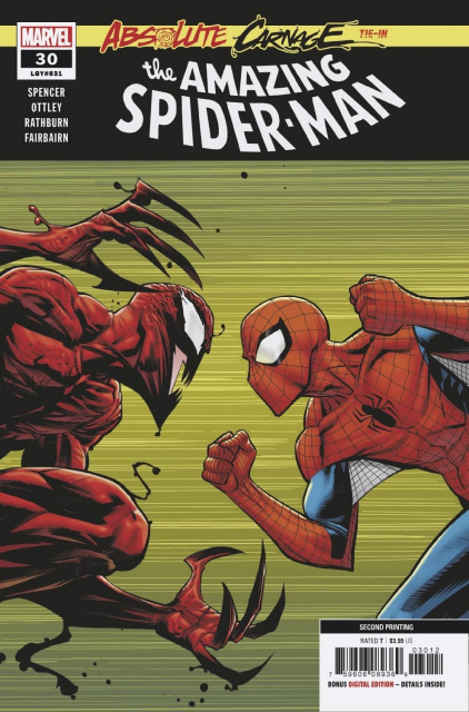 The Amazing Spider-Man #30 (Ottley 2nd Printing)