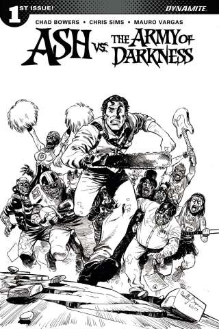 Ash vs. The Army of Darkness #1 (20 Copy Brown B&W Cover)