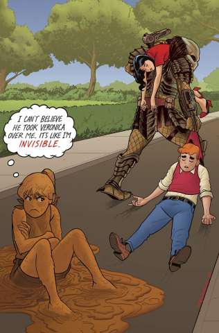 Archie vs. Predator #4 (Quinones Cover)