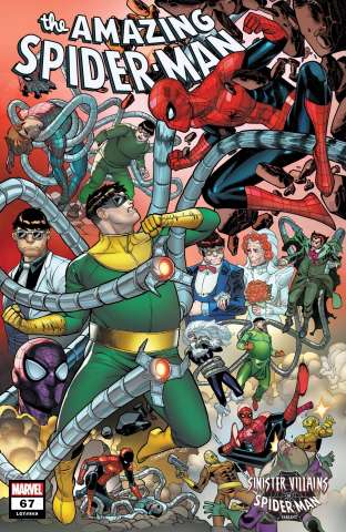 The Amazing Spider-Man #67 (Garron Spider-Man Villains Cover)