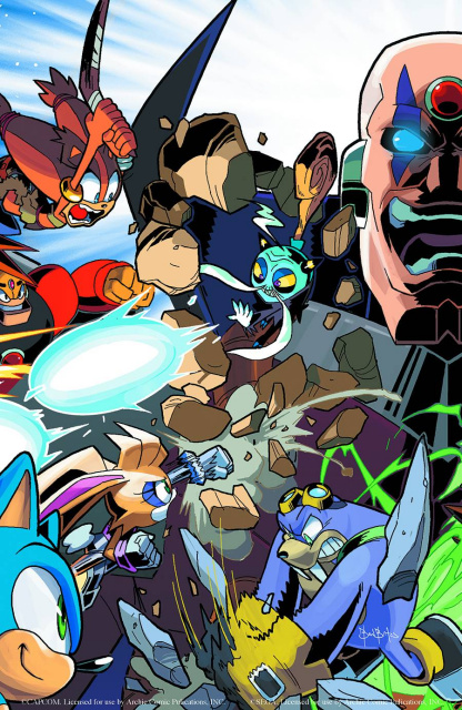 Sonic Boom #8 (Epic Connecting Poster Cover)