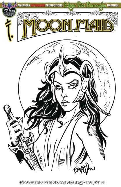 Moon Maid: Fear On Four Worlds #1 (Hasson Sketch Cover)