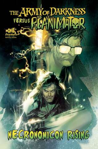 The Army of Darkness vs. Reanimator: Necronomicon Rising #1 (Sayger Cover)