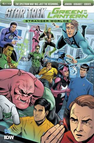Star Trek / Green Lantern #4 (Subscription Cover)