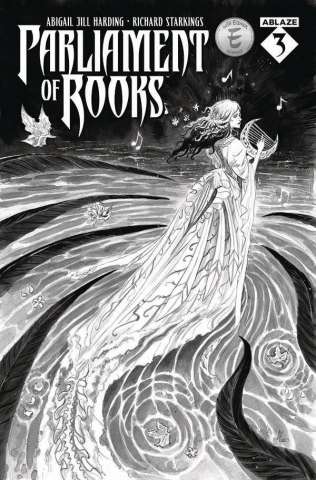 Parliament of Rooks #3 (Abigail Jill Harding B&W Cover)