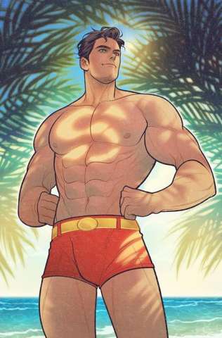 Superman #17 (Elizabeth Torque Swimsuit Card Stock Cover)