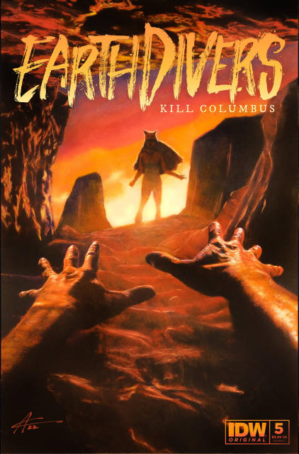 Earthdivers #5 (Campbell Cover)