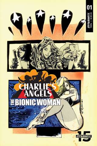 Charlie's Angels vs. The Bionic Woman #1 (Mahfood Cover)