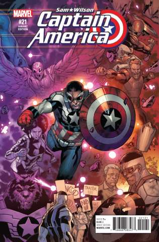 Captain America: Sam Wilson #21 (R.B. Silva Connecting Cover)