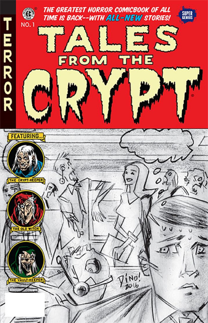 Tales From the Crypt #1 (Haspiel Cover)