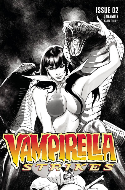 Vampirella Strikes #2 (20 Copy Segovia B&W Cover)